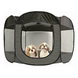 Furhaven Pet Playpen Mesh Open-air Dog Gray, X-large