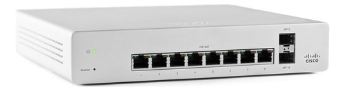 Conmutador Poe Gigabit De 8 Puertos Serie Ms220 Administrado