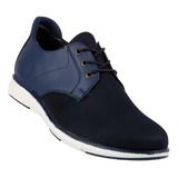Zapato Hombre Oxford Casual Oxford Azul Stfashion 18204007