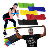 Kit De 5 Bandas Elasticas Isometricas Pro Fitness Ejercicio