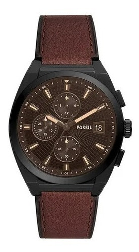 Reloj Hombre Fossil Fs5798 Cuarzo Pulso Marrón Just Watches