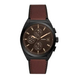 Reloj Hombre Fossil Fs5798 Cuarzo Pulso Marrón Just Watches