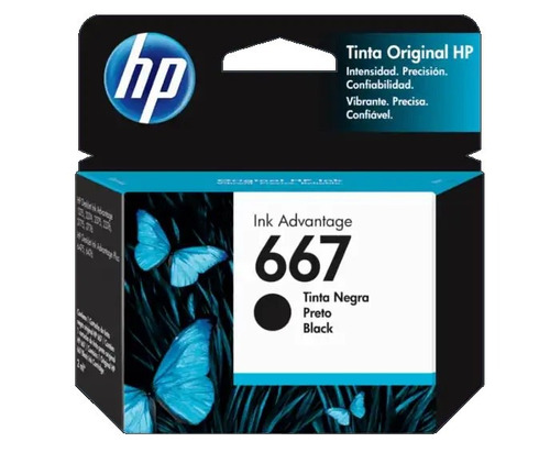 Tinta Hp 667 Negra 