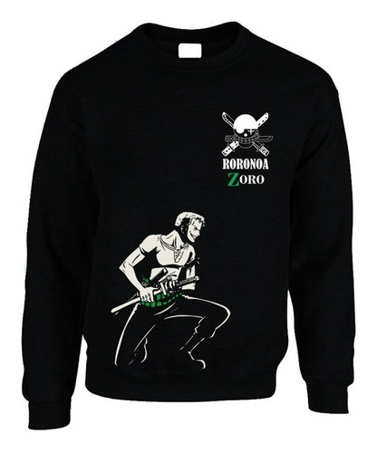 Sudadera Roronoa Zoro  Mugiwaras  One Piece Anime Manga