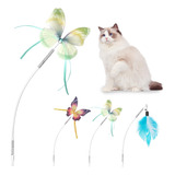 Juguetes Accesorios Mariposas Reemplazables Para Gatos