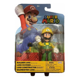 Figura Luigi Mario Maker World Of Nintendo 4 Pulgadas Jakks