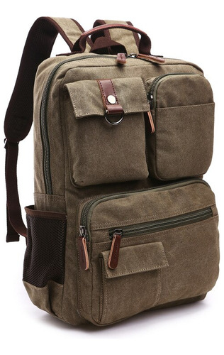 Augur Masculina, Mochila De Lona, Bolsa De Ombro Coreana,