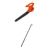 Soplador De Hojas Eléctrico Black+decker, 7 Amperios Con Acc