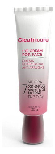 Crema Cicatricure Elixir Facial Antiarrugas Colageno 30g Día Noche Todo Tipo De Piel