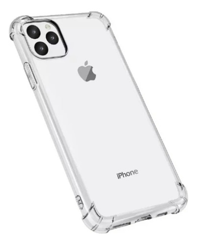 Carcasa Transparente Con Borde Reforzado Para iPhone 11 Pro