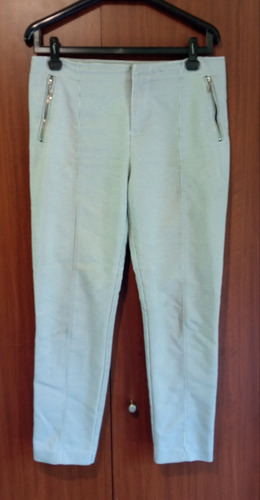 Pantalón Capri, Tela Pié De Pollo, Talla 42 - Basement Basic