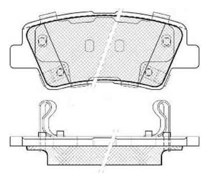 Pastillas Freno Para Hyundai Sonata I40 2.0 - 2.4 T - Gdi Foto 2