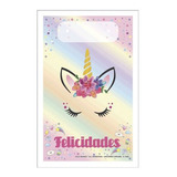 Bolsita P/golosina Unicornio Dreams X10 Unid Prod Oficial