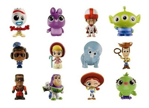 Colección De 12 Figuras Minis Toy Story 4 Serie 3 Set Bundle