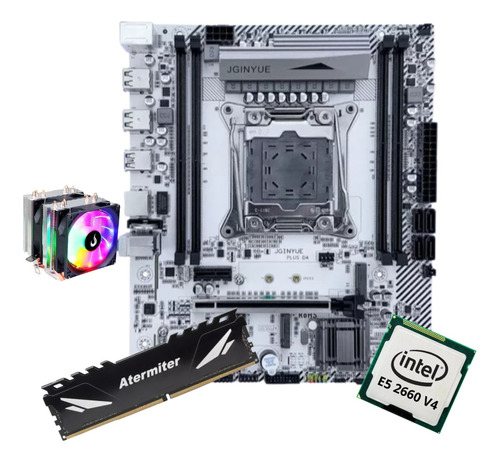 Kit Gamer Placa Mãe X99 White Intel Xeon E5 2660 V4 32gb Coo