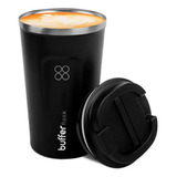 Termo Para Cafe Vaso Térmico Mug Buffer 500ml 17oz Sellable Color Negro