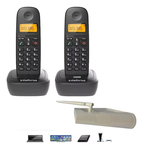 Telefone E Ramal S/fio Usar C/ Chip 4g Wifi 32 Usuarios Bco