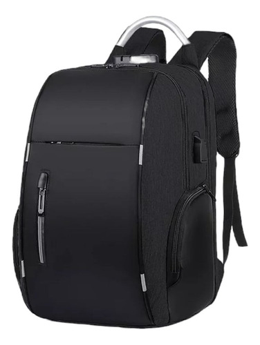 Mochila Antirrobo De Gran Capacidad Con Cargador Usb 30l