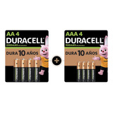 Duracell Mix Aa + Aaa Recargables 1.2v | Incluye 4 Pilas Aa