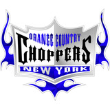 Calcomania Sticker Choppers Orange Country New York Efx Moto
