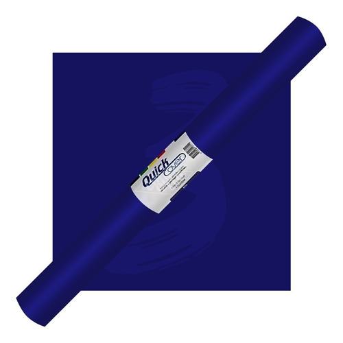 Papel Tapiz O Vinilo Adhesivo Color Azul 3mts Quickcover