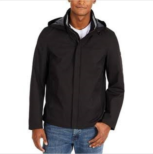 Chamarra Nautica Hombre Puffer Negra Jacket