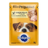 4 Sachet Pedigree Raza Pequeña Perro Sabor Pollo 100g