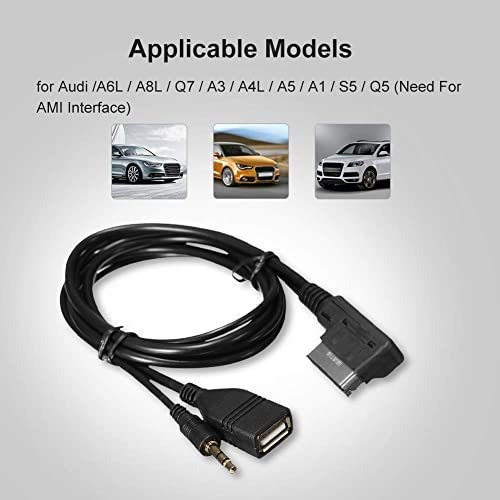 Audi Ami Cable Auxiliar Usb 0.138in Vw Adaptador Mmi S5 Foto 6