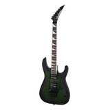 Guitarra Elétrica Jackson Js Series Dinky Arch Top Js32q Dka De  Choupo 2020 Transparent Green Burst Brilhante Com Diapasão De Amaranto