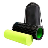 Rodillo Y Set Completo Yoga Elongacion Masaje Foam Roller