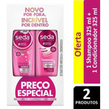 Shampoo + Condicionador Seda Ceramidas 325ml