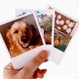 Impresion De 3 Fotografías Formato Instax Square Recuerdos