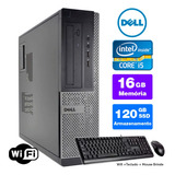 Micro Usado Dell Optiplex Core I5 2g 16gb Ddr3 Ssd 120gb