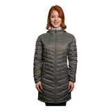 Parka Larga Chaqueta Mujer Rusty De Pluma Talla S