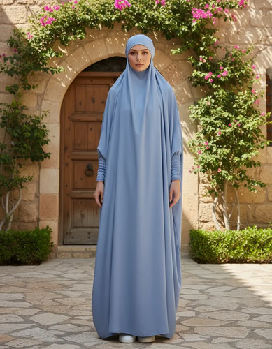 Q Oración Abaya De Una Pieza For Mujeres Musulmanas !
