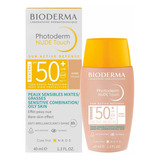 Bioderma Photoderm Nude Touch Dorado Fps 50+ 40ml