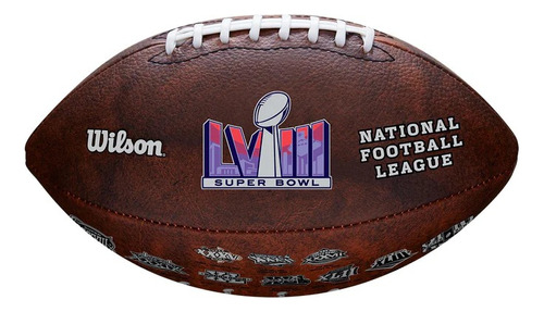 Balón Super Bowl Lviii Las Vegas Throwback Oficial Wilson