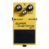 Pedal De Overdrive Boss Sd-1 Super Overdrive Para Guitarra