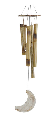 Mensageiro Sino Senhor Dos Ventos 40cm Pequeno Bambu