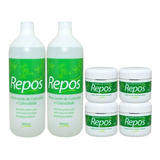 Repos Kit 2 Amaciante De Cutículas 1,1 Lt+ 4 Cremes Rem 120g