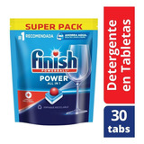 Detergente Para Lavavajillas Finish Automático Powerball All In 1 Max Tabletas No Repuesto 30 u