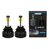 Kit Faros Delanteros Carbon Led Canbus H10 / 9005 4 Caras 