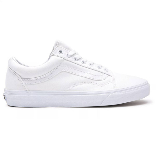 Tenis Vans Old Skool Color True White - Adulto 4.5 Us