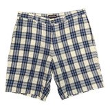 Short Michael Kors Talla 30 Caballero Hombre Azul Cuadros