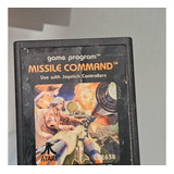 Missile Command Juego Para Atari 2600 Etiqueta Dañada