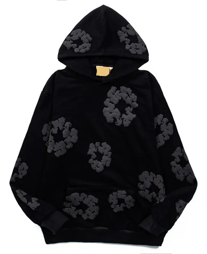 Denim Tear Hoodie Men Terry Material Cotton Street Fashion | Envío gratis