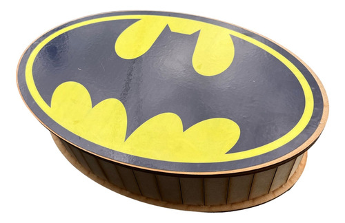 Caja Decorativa Forma De Logo Batman Para Regalo 24x16x7cm