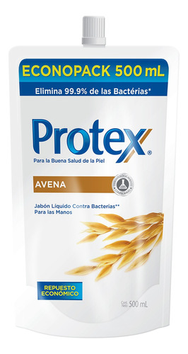 Jabón Líquido Protex Avena Repuesto 500 ml