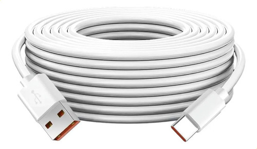 Cable De Carga Tipo C Extralargo Para Cámara De Seguridad