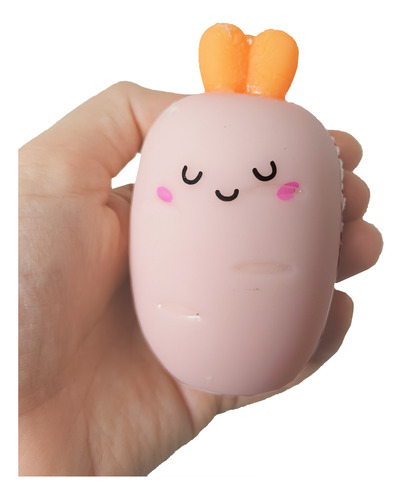 Squishy Zanahoria Anti Estres Apretable Verduras Kawaii